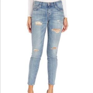 🐘Current Elliot stiletto splatter paint jean 24